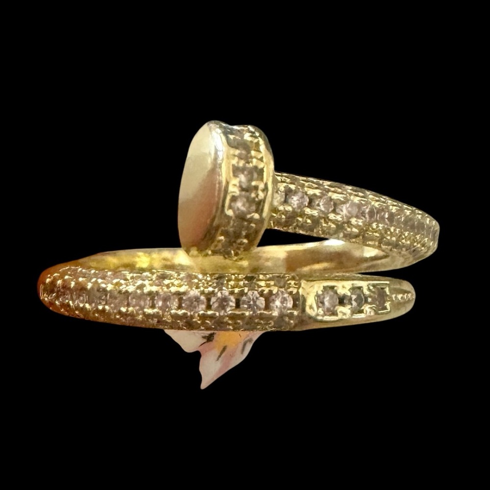 OS Gold Nail Ring